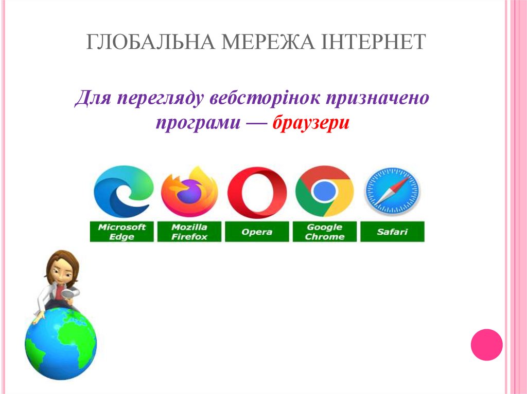 ГЛОБАЛЬНА МЕРЕЖА ІНТЕРНЕТ