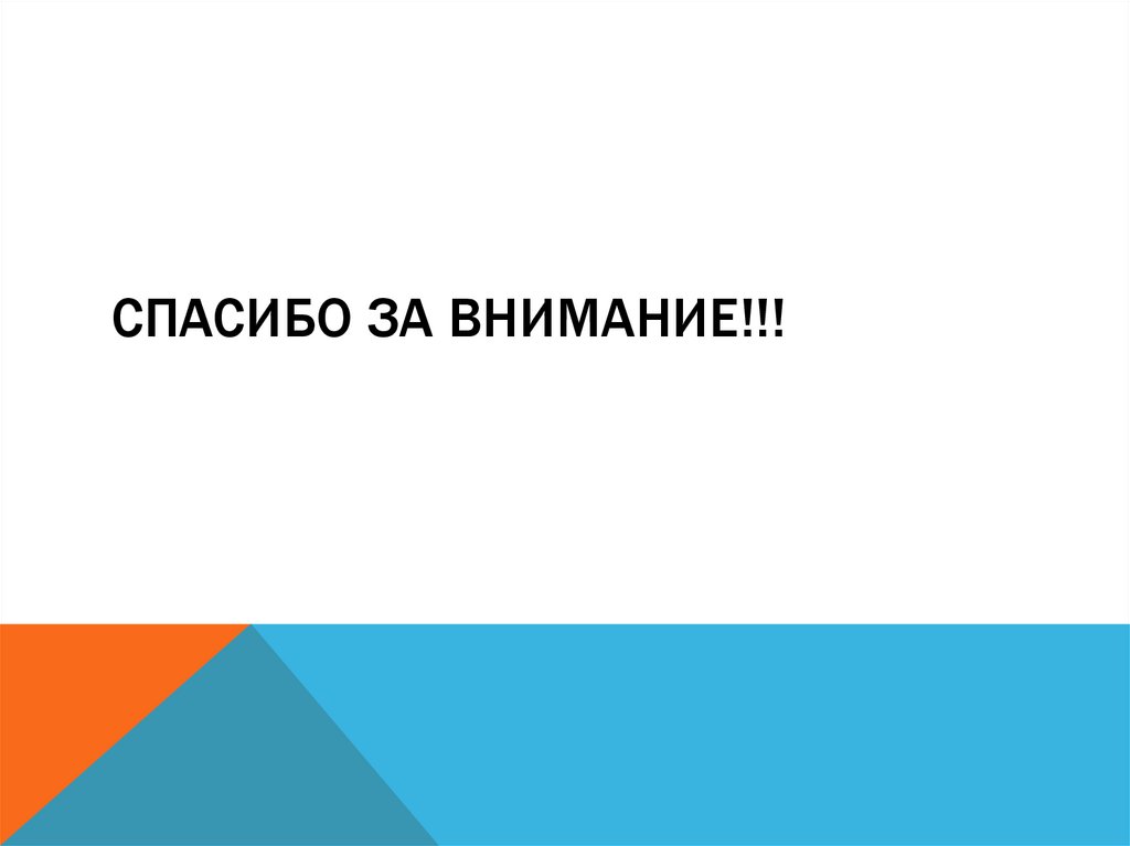 Спасибо за внимание!!!