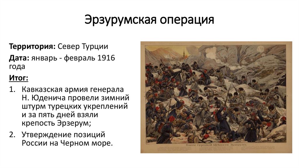 Эрзурумская операция