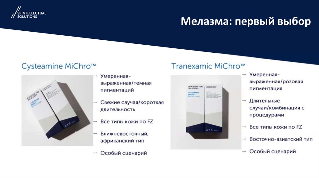 Мелазма: первый выбор