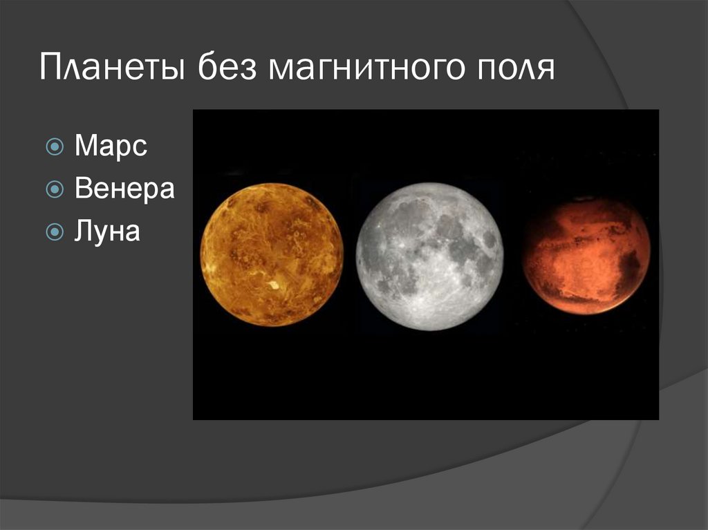 Планеты без магнитного поля