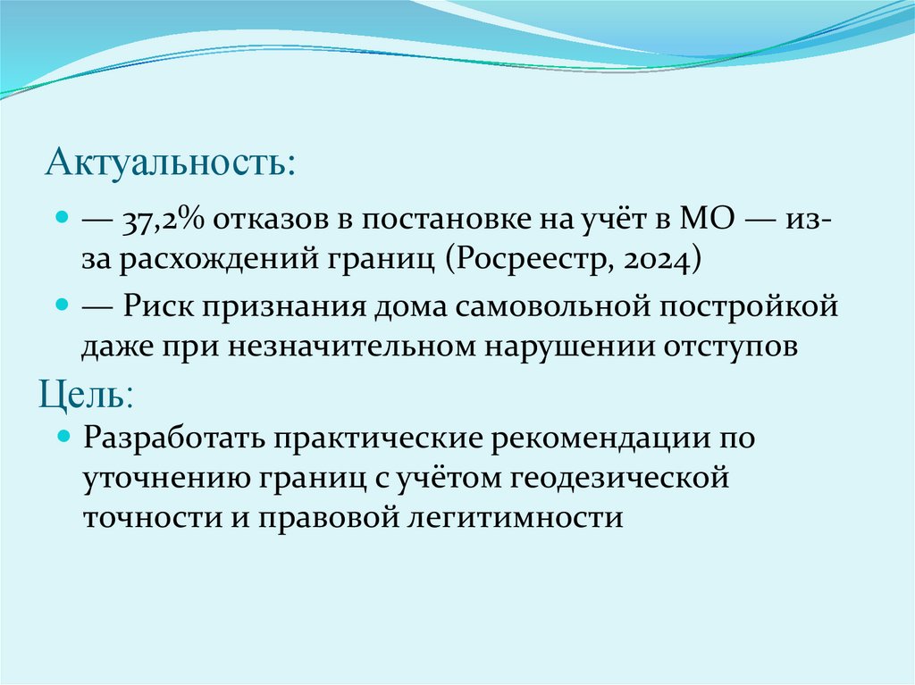 Актуальность: