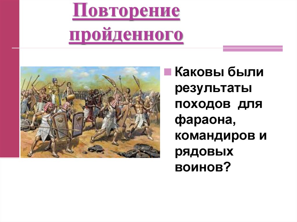 Повторение пройденного