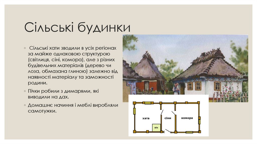 Сільські будинки