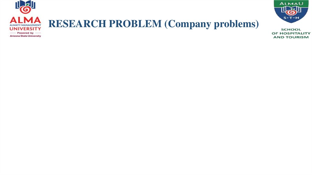 RESEARCH PROBLEM (Company problems)
