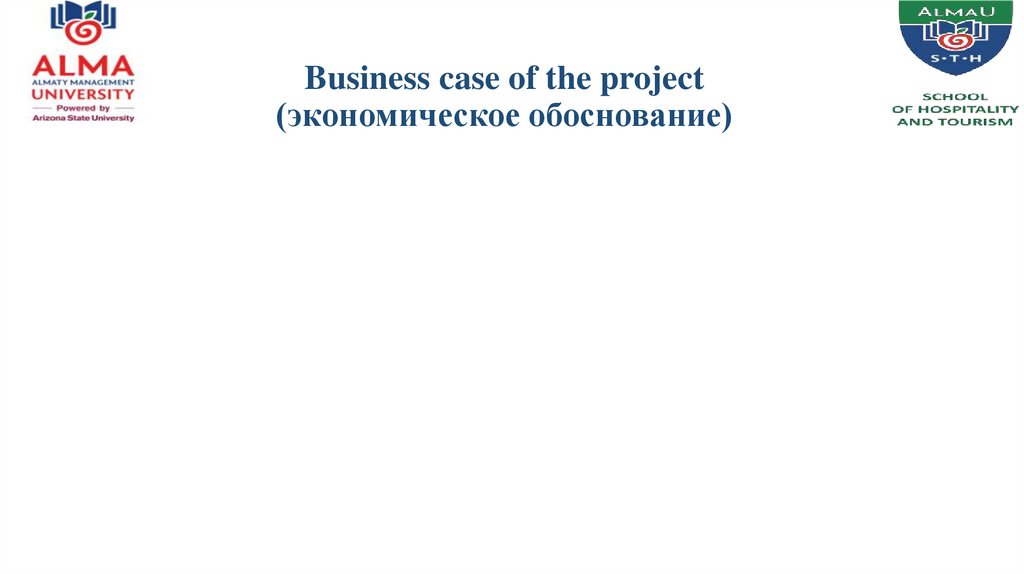 Business case of the project (экономическое обоснование)