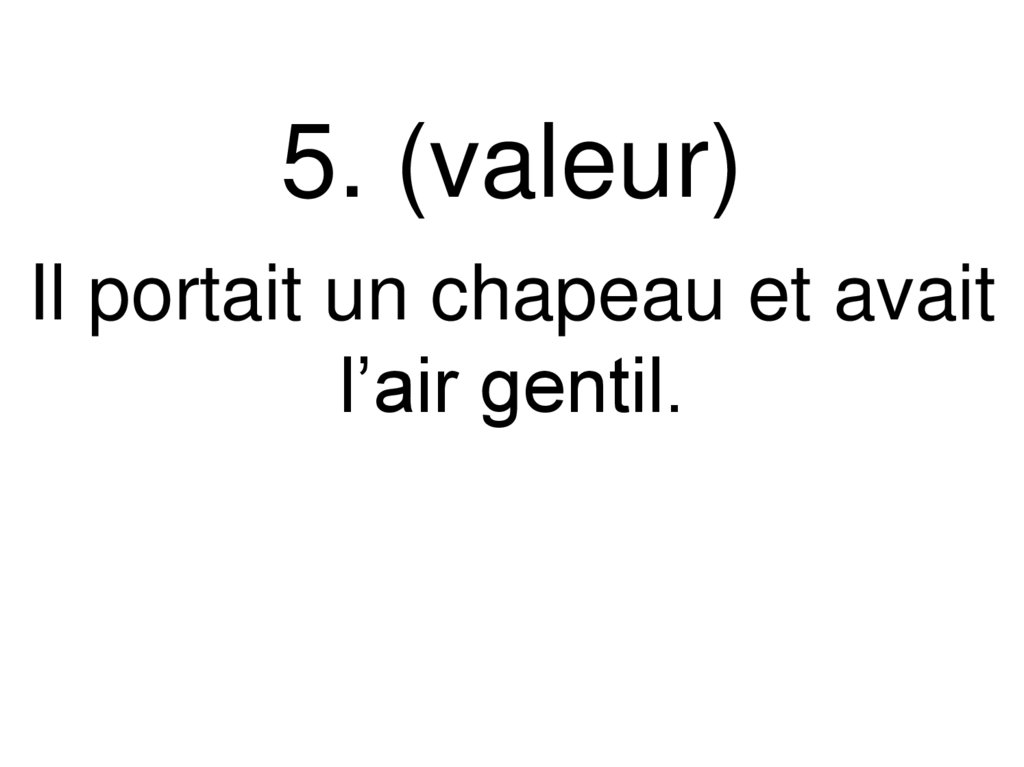 5. (valeur)