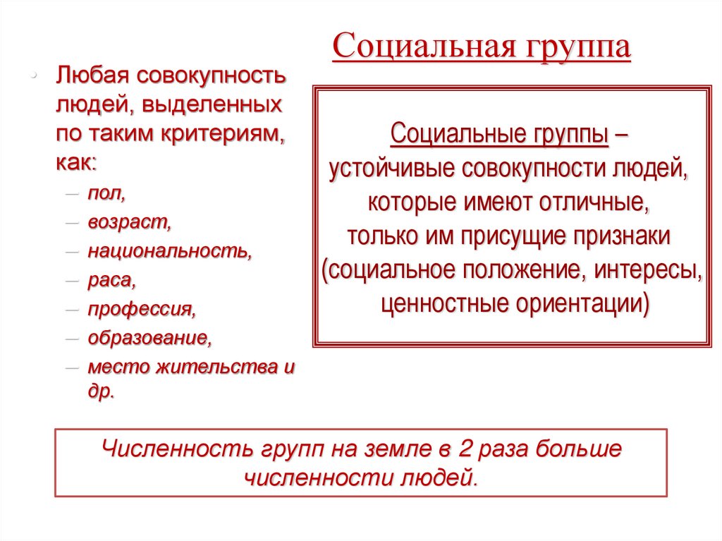 Социальная группа