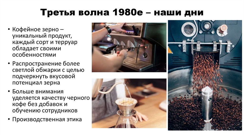 Третья волна 1980е – наши дни