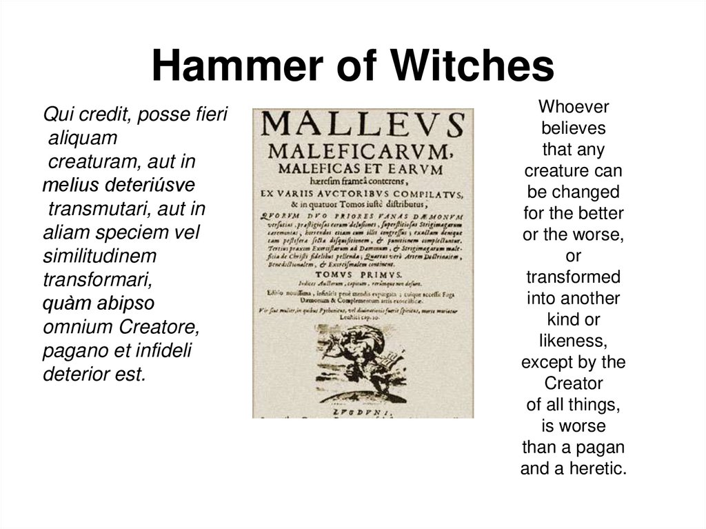 Hammer of Witches