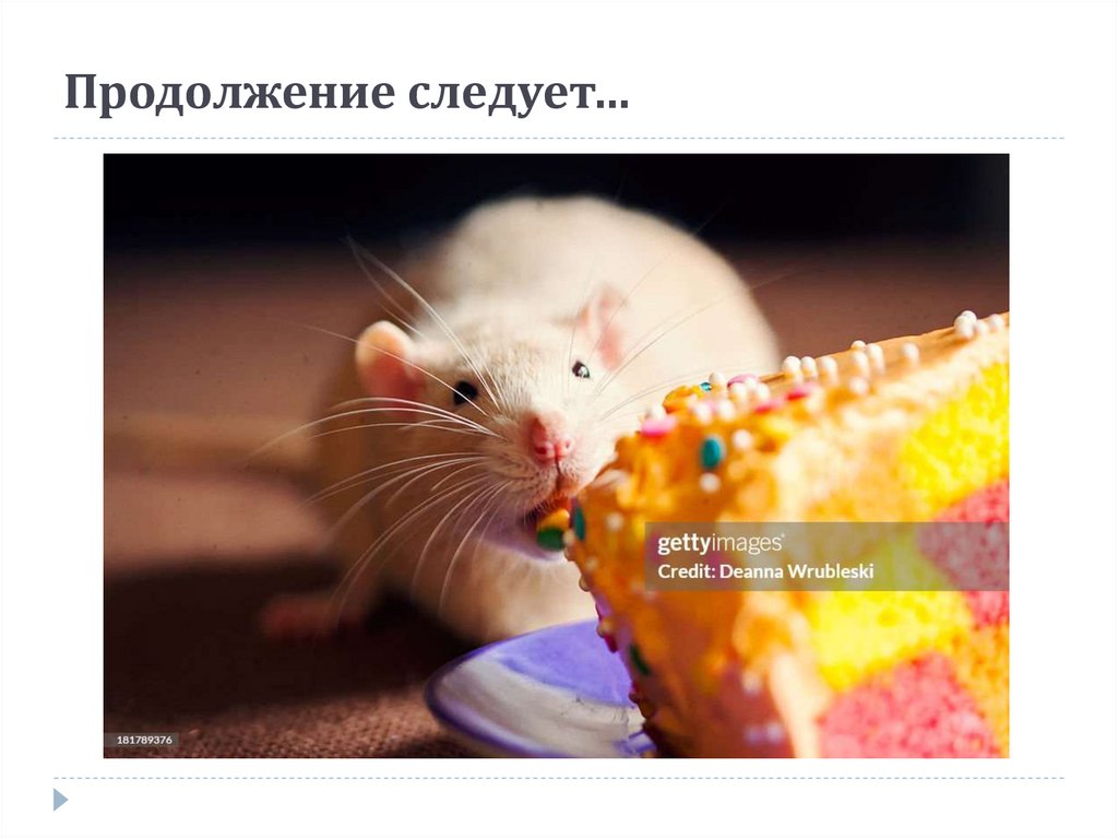 Продолжение следует…