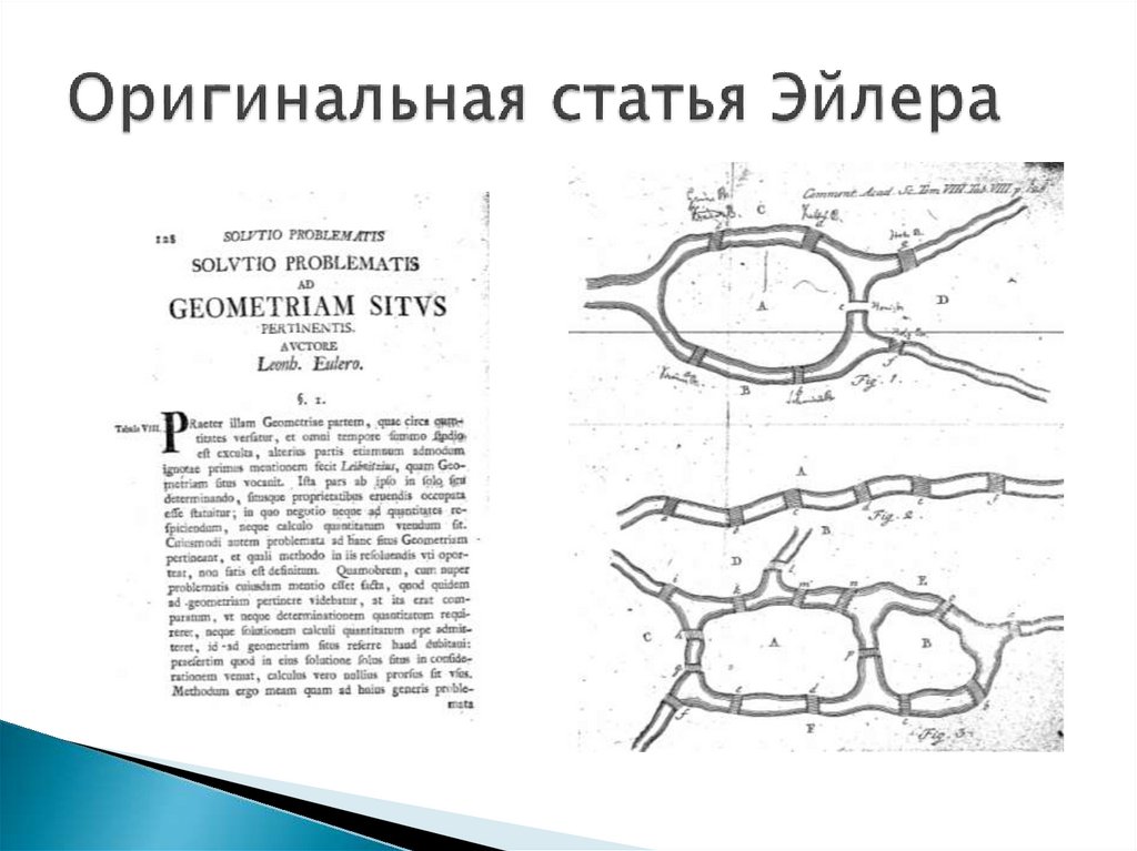 Оригинальная статья Эйлера