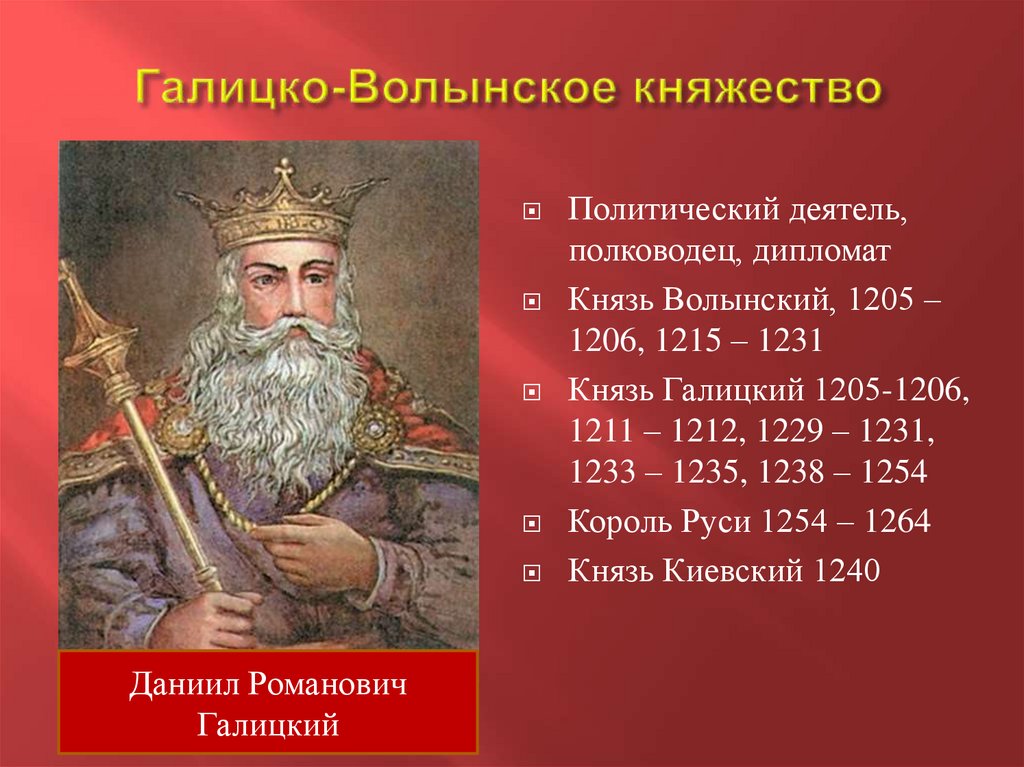 Галицко-Волынское княжество