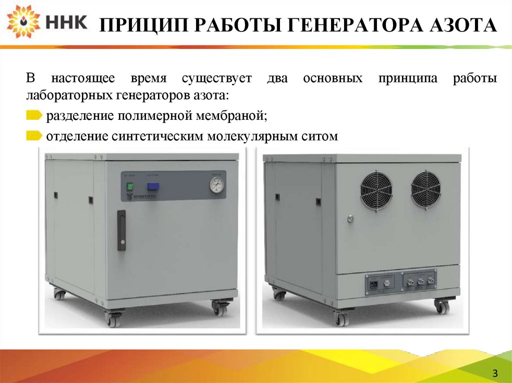 ПРИЦИП РАБОТЫ ГЕНЕРАТОРА АЗОТА