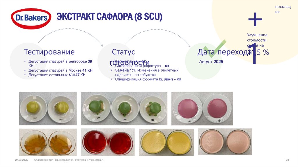 ЭКСТРАКТ САФЛОРА (8 SCU)