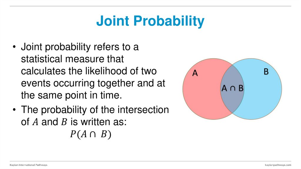 Joint Probability