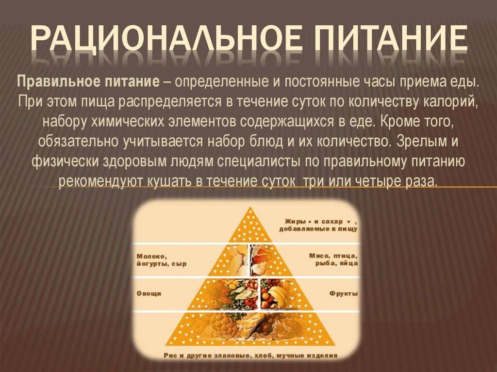 Рациональное питание