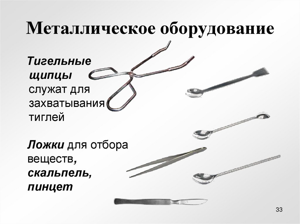 Металлическое оборудование