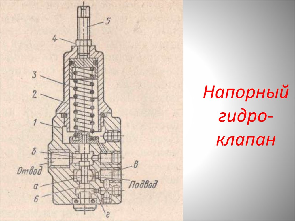 Напорный гидро-клапан