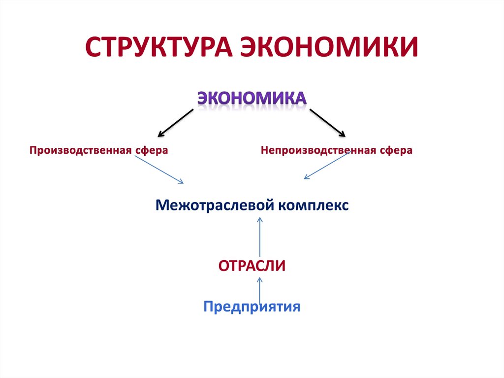 СТРУКТУРА ЭКОНОМИКИ