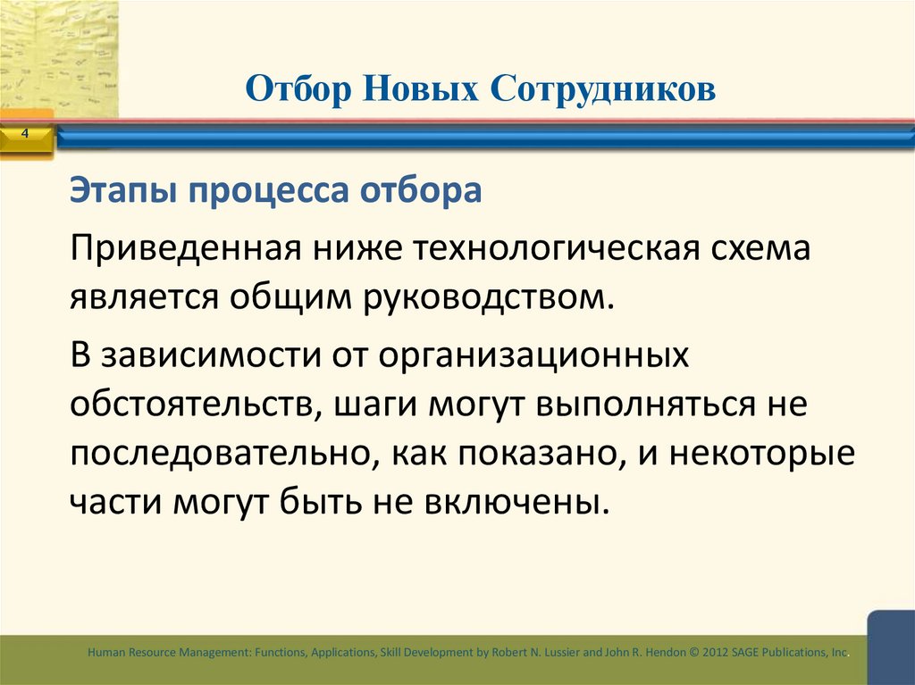 Отбор Новых Сотрудников
