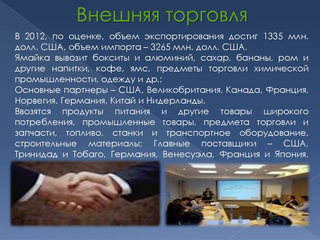 Внешняя торговля