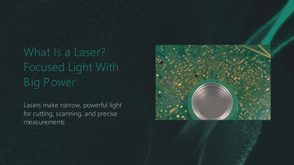 Laser tech - online presentation