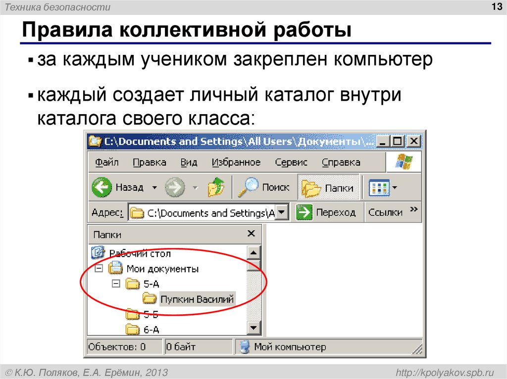 Правила коллективной работы