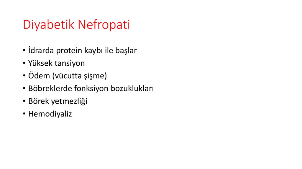 Diyabetik Nefropati