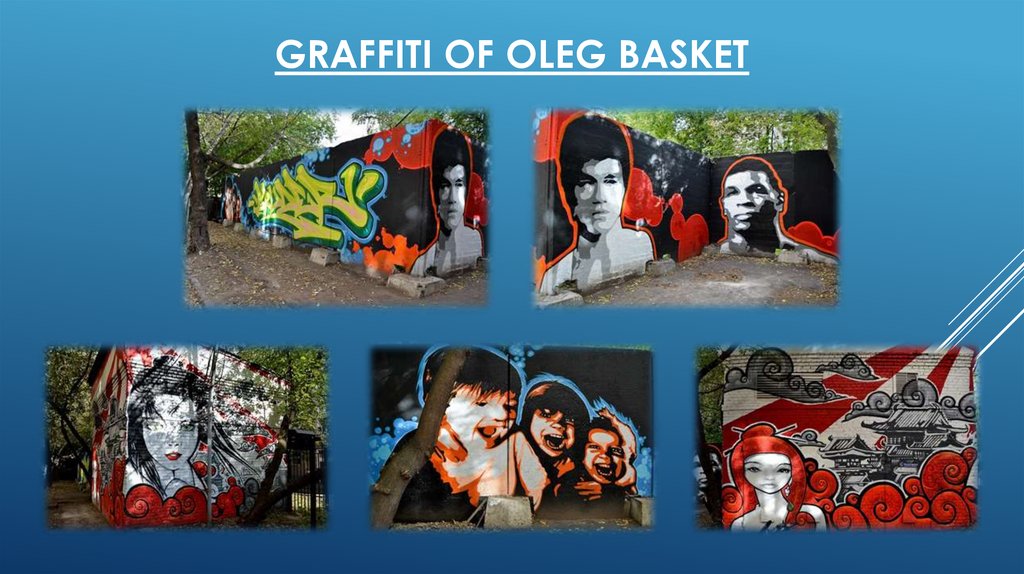 Graffiti of Oleg Basket