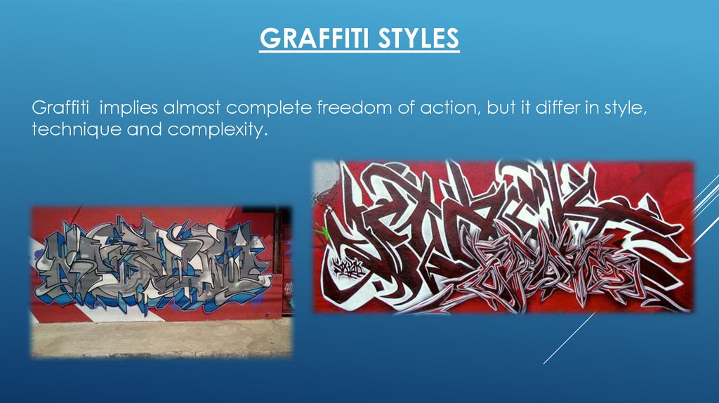graffiti styles