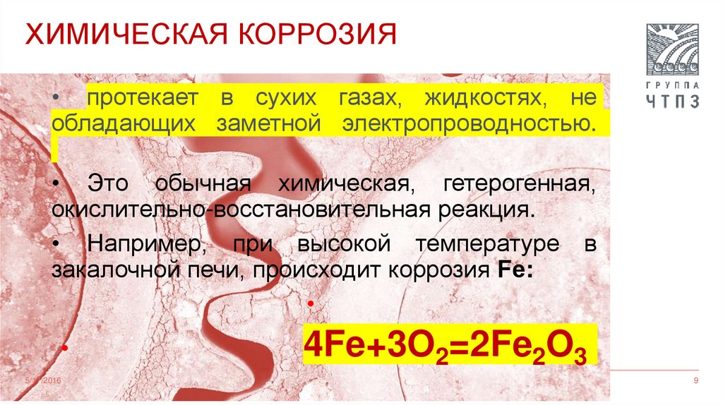 Химическая коррозия