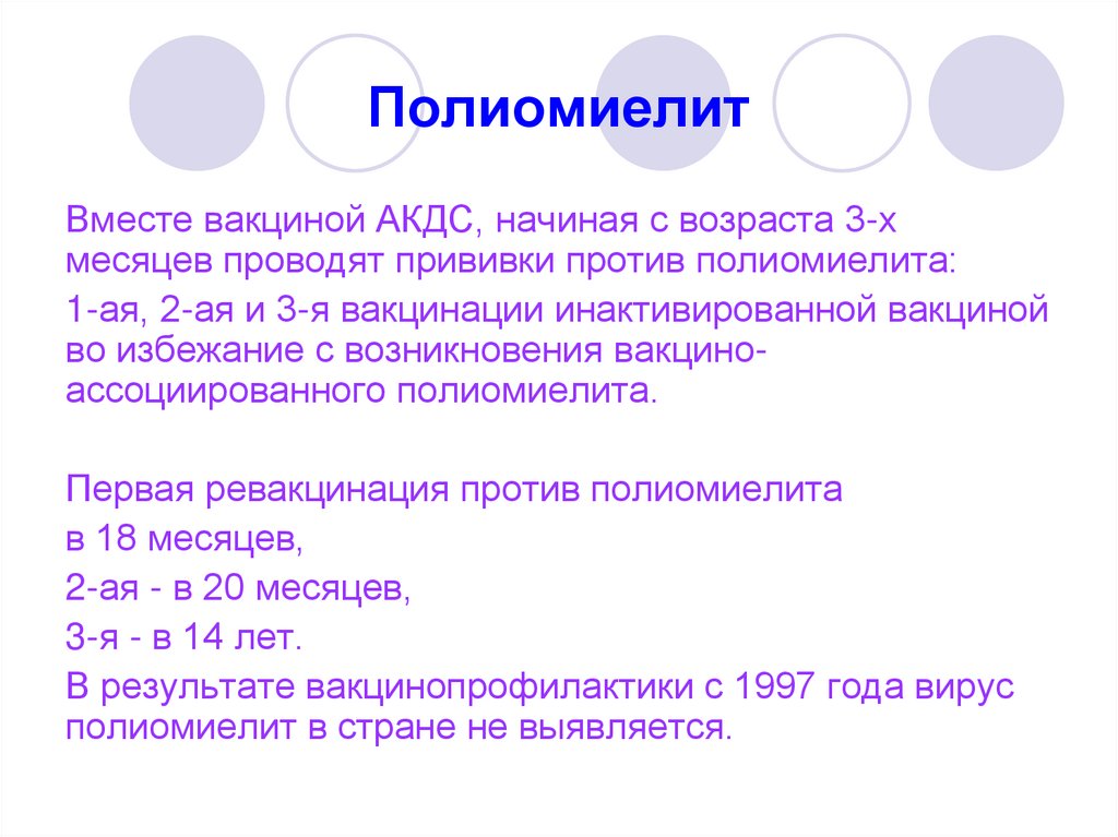 Полиомиелит