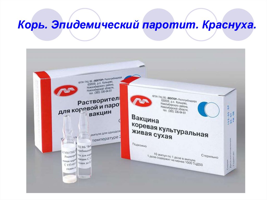 Корь. Эпидемический паротит. Краснуха.