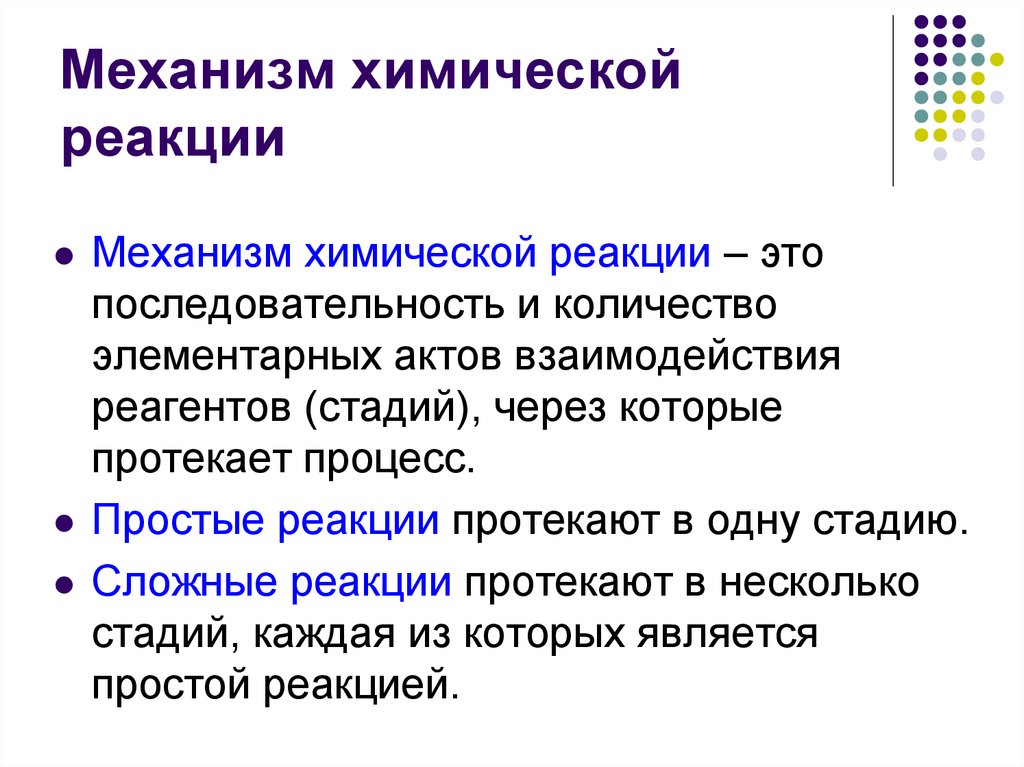 Механизм химической реакции