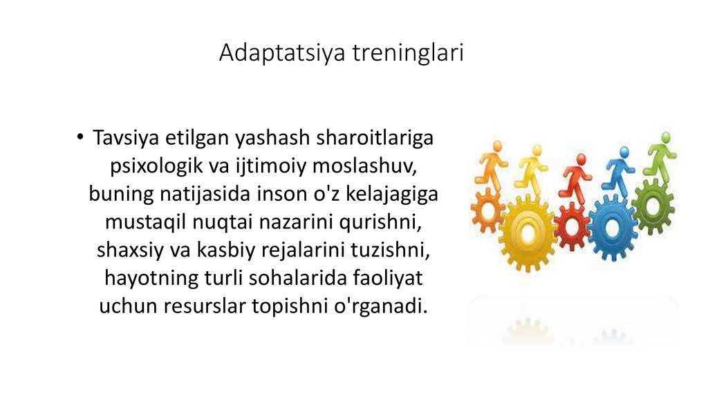 Adaptatsiya treninglari