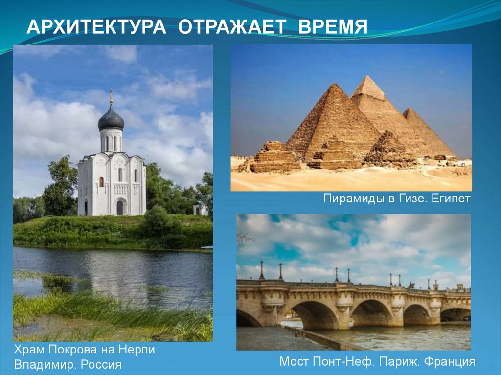 АРХИТЕКТУРА ОТРАЖАЕТ ВРЕМЯ