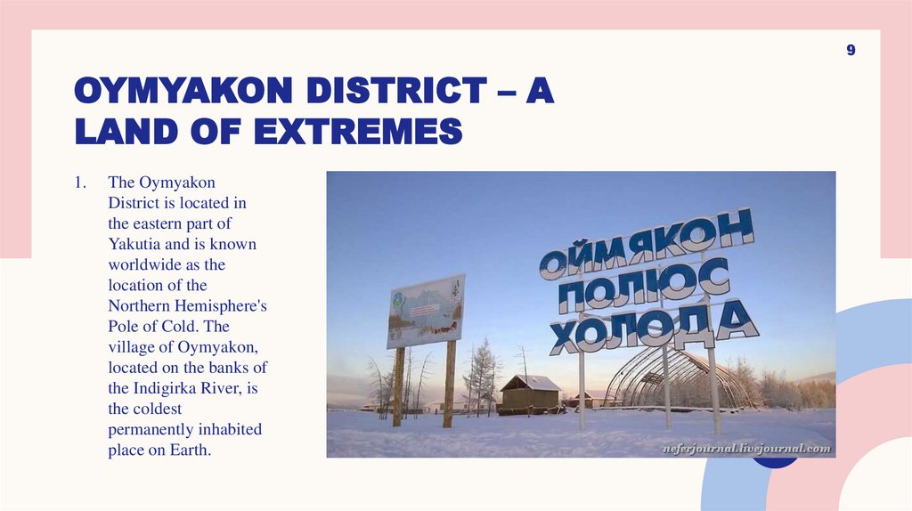 Oymyakon District – a land of extremes