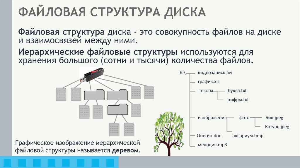 ФАЙЛОВАЯ СТРУКТУРА ДИСКА