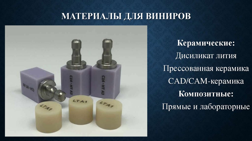 Материалы для виниров