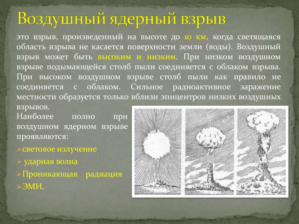 Воздушный ядерный взрыв