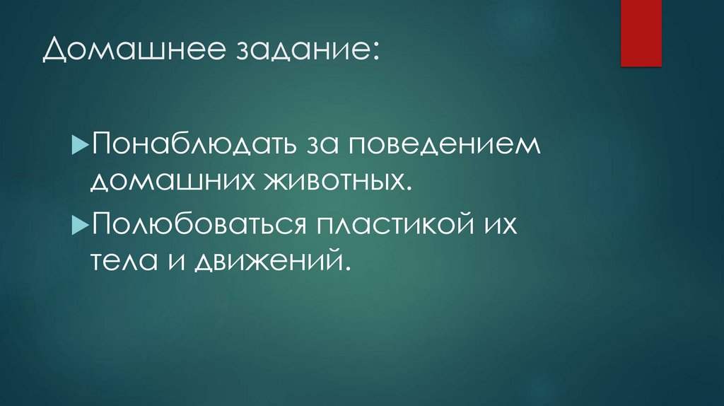 Домашнее задание: