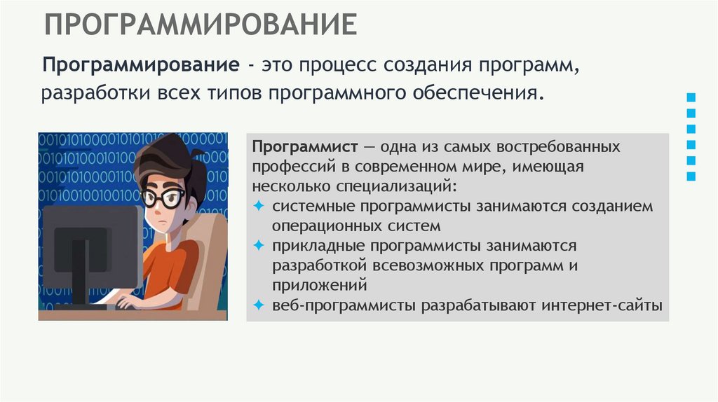 ПРОГРАММИРОВАНИЕ