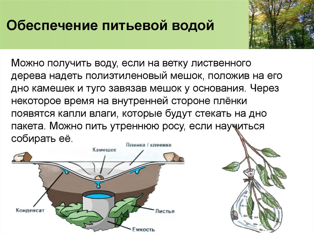 Обеспечение питьевой водой