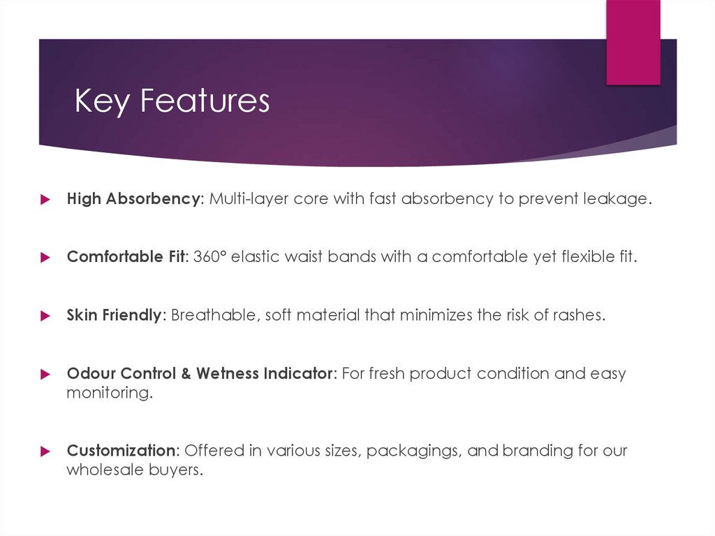 Key Features