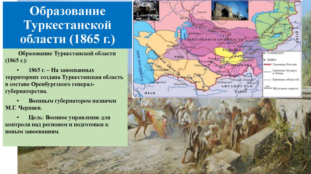 Образование Туркестанской области (1865 г.)
