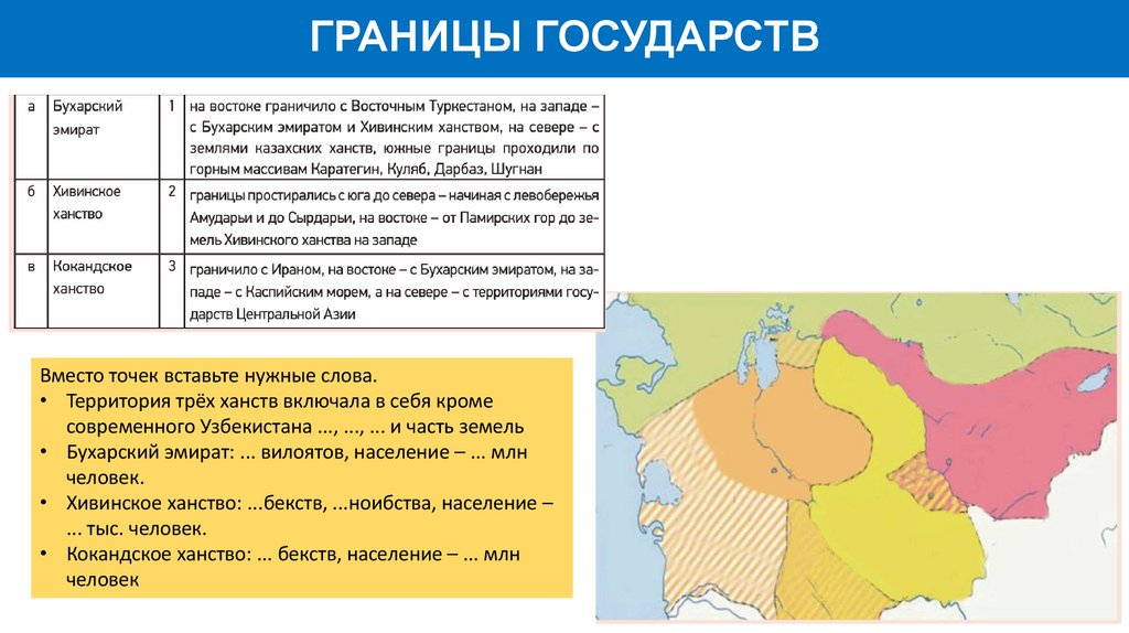 ГРАНИЦЫ ГОСУДАРСТВ