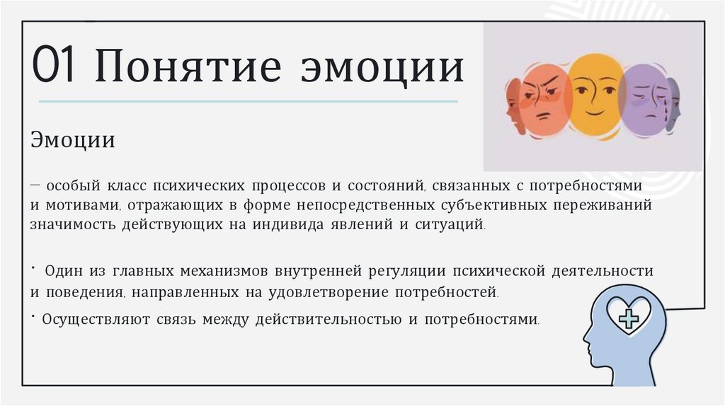 Понятие эмоции