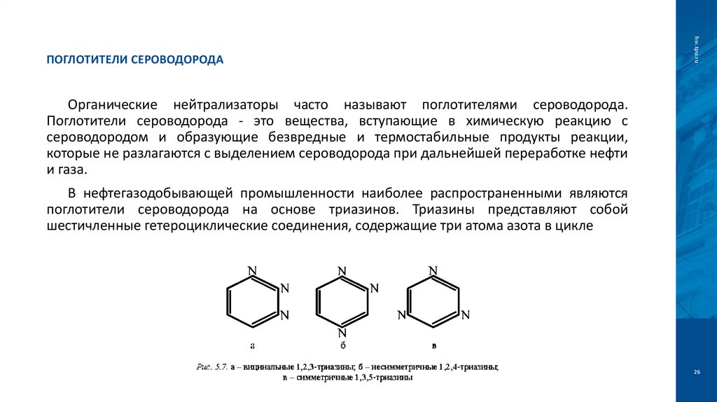 Поглотители сероводорода