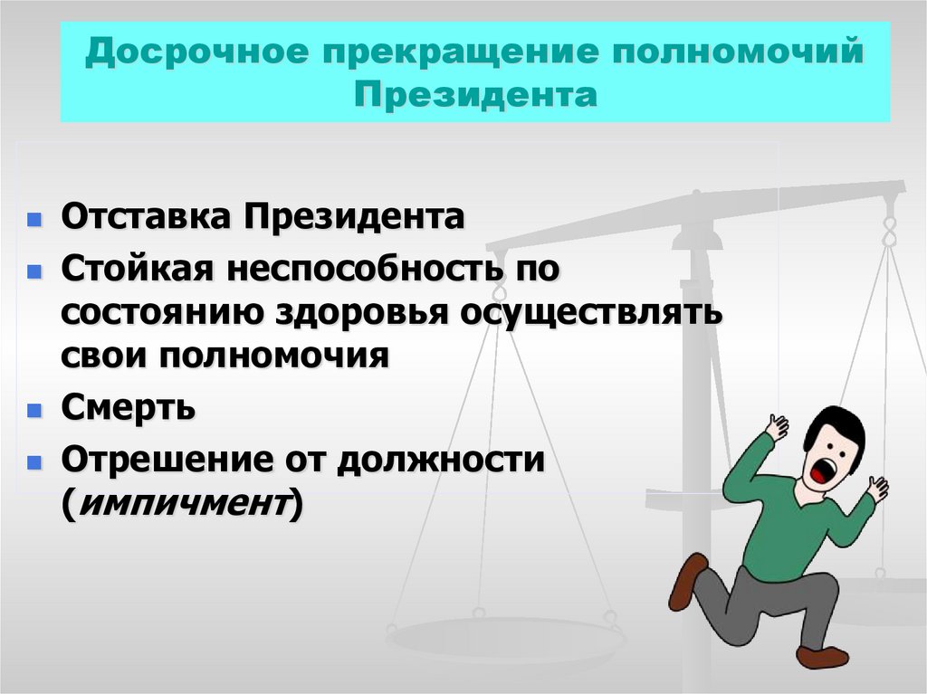 Полномочия президента: